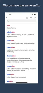 English Prefixes and Suffixes screenshot #4 for iPhone