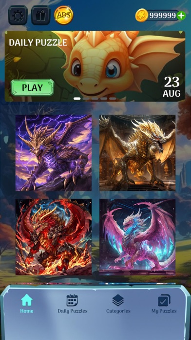 Dragon Jigsaw Puzzles Screenshot
