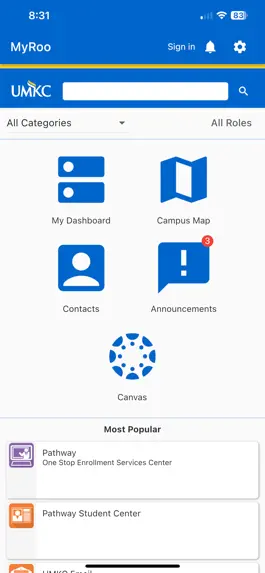 Game screenshot UMKC MyRoo apk