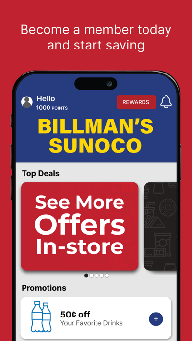 Billman's Sunoco Screenshot