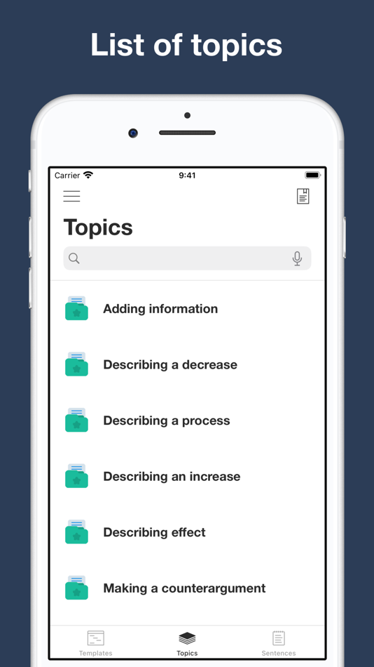 #1. Writing templates-TOEFL, IELTS (iOS) 由: Huong Nguyen