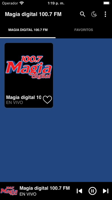 Magia digital 100.7 FM Screenshot
