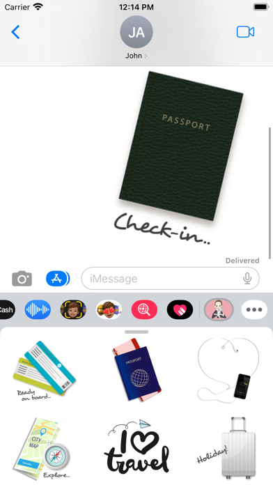 Screenshot #3 pour Flight Attendant Crew Stickers