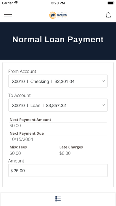Buffalo Federal Bank Screenshot