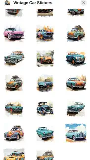 vintage car stickers iphone screenshot 3