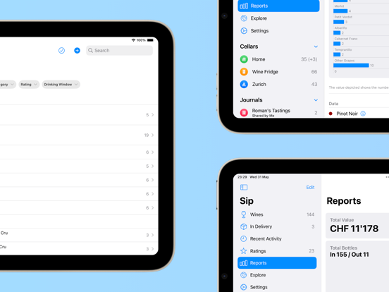 Sip: Collect & Enjoy Wine iPad screenshot 2 - Food & Drink app