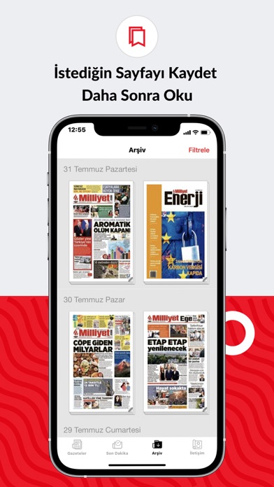 Milliyet E-Gazete Screenshot