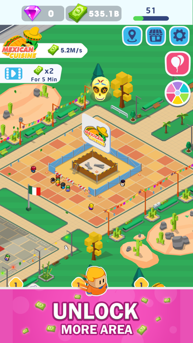 Idle Cuisine Park Tycoon Screenshot