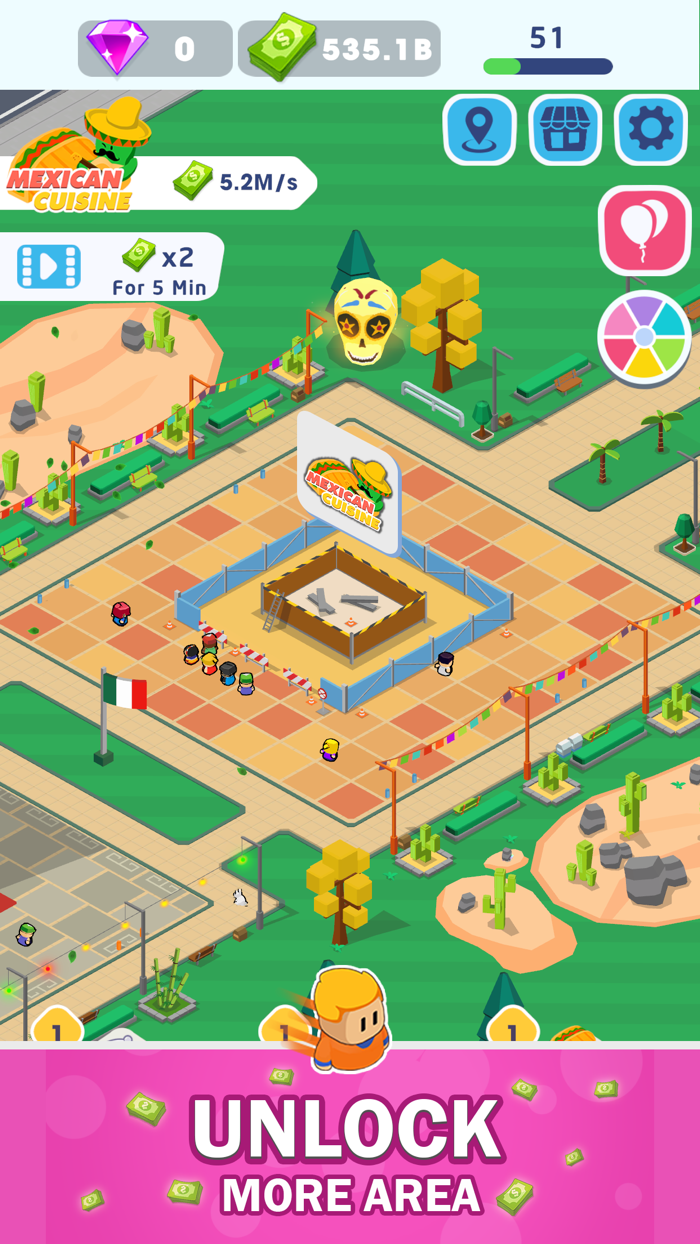 Idle Cuisine Park Tycoon