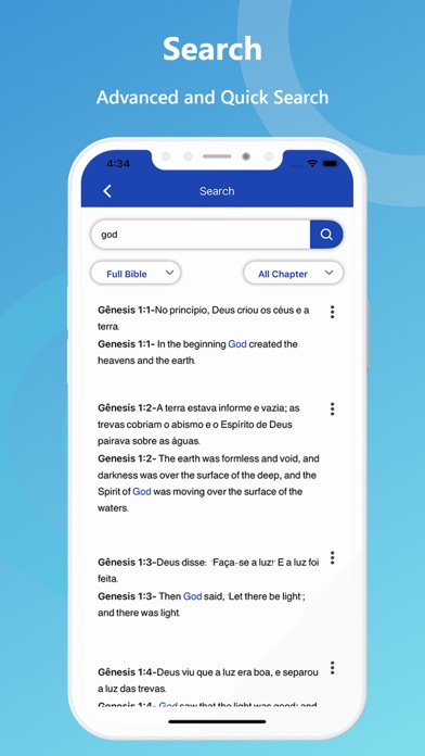 Bíblia Português e Inglês Screenshot