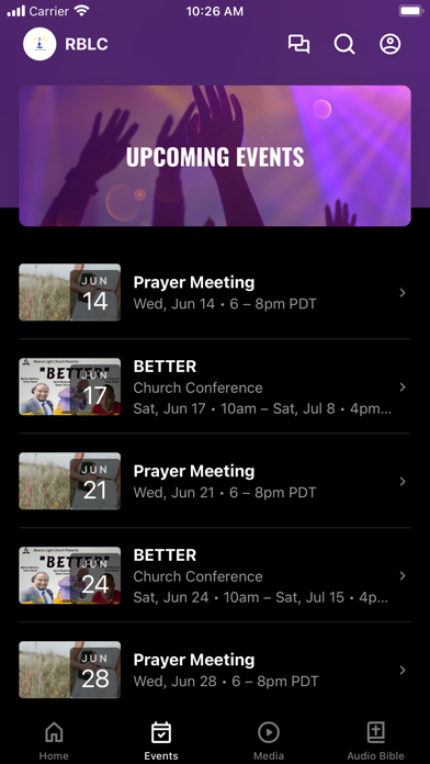 Richmond Beacon Light Church Screenshot