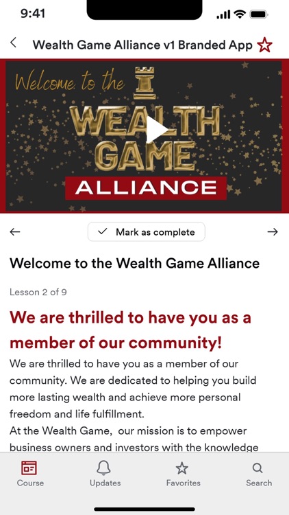 Wealth Game Alliance