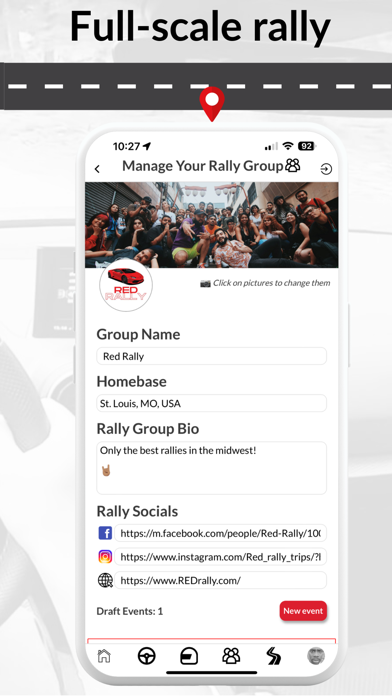 RallyGrid Screenshot