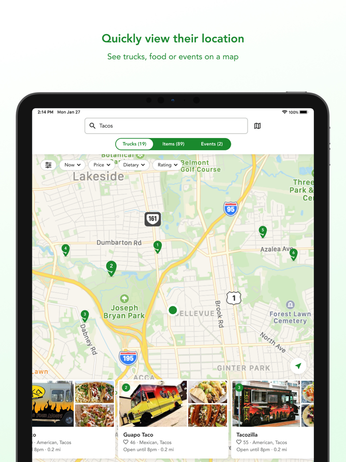 Goodfynd Find food trucks