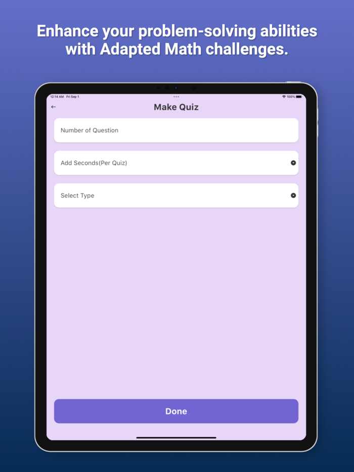 Adapted Math - Smart Mind Game