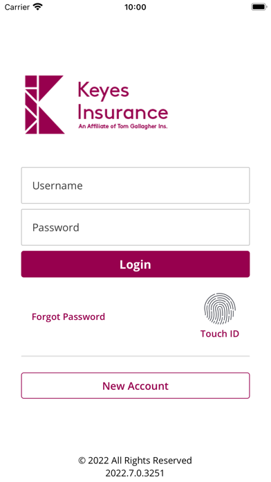 Keyes Insurance Online Screenshot