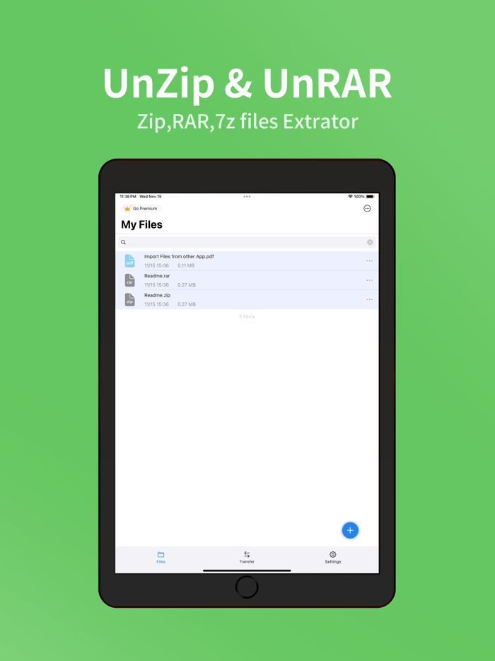AnyZip - UnZip  UnRAR Files