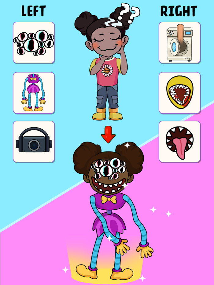 Left Or Right Mix Monster