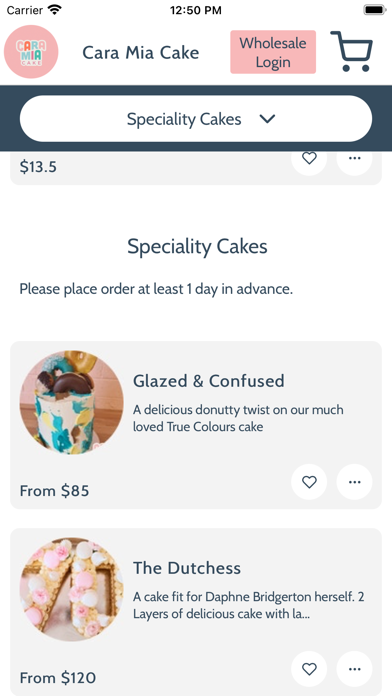 Cara Mia Cake Screenshot