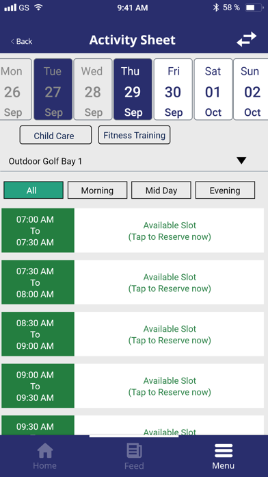 Northwood Club' Screenshot