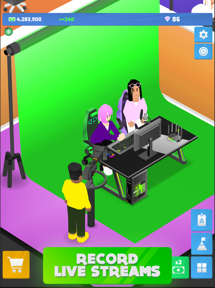 Idle Streamer Film Maker Game