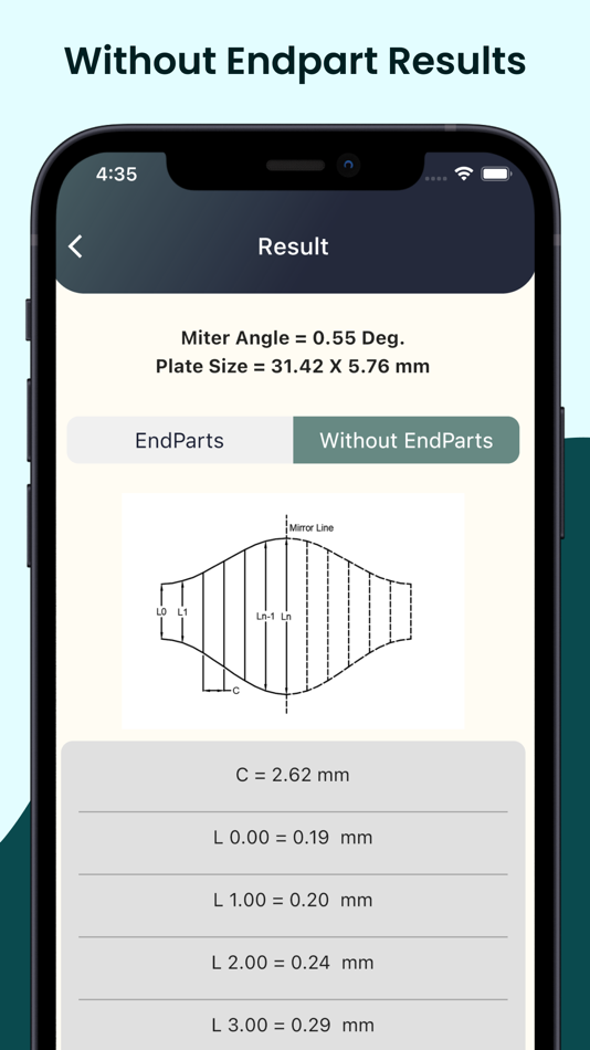 #5. Cut Bend Layout (iOS) Podle: Kantaben Gorasiya