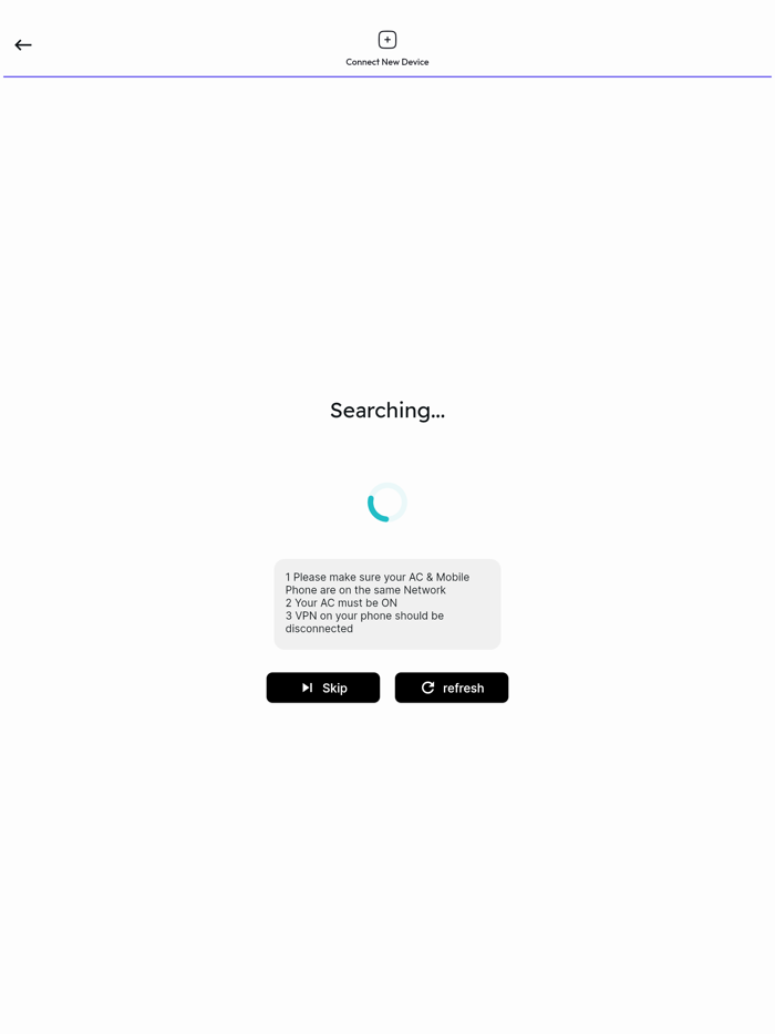 AC smart remote control