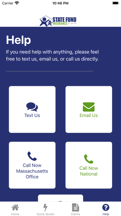 State Fund Insurance Mobile Screenshot
