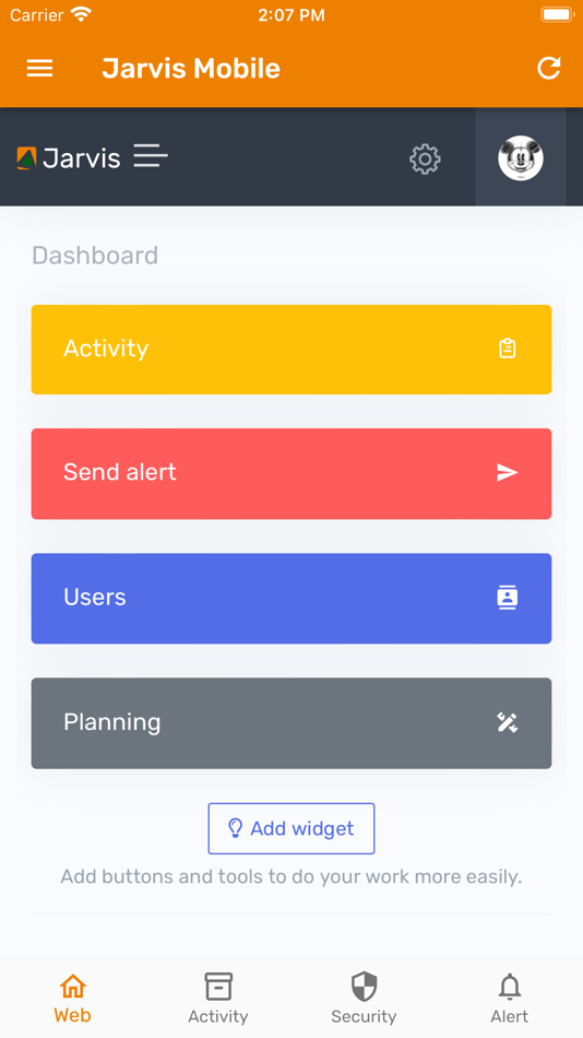 #2. Jarvis Mobile (iOS) By: Tecnica - Formazione - Sicurezza s.r.l.