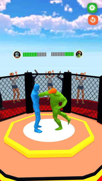 Muscle Runner Slap Smash Game