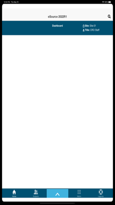 eSource Data Capture Live Screenshot