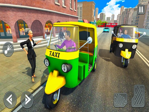 タクシー運転: トゥクトゥク 3D ゲームのおすすめ画像3