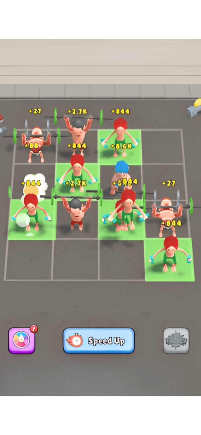 Idle Merge Gym-MMA Ring Fight