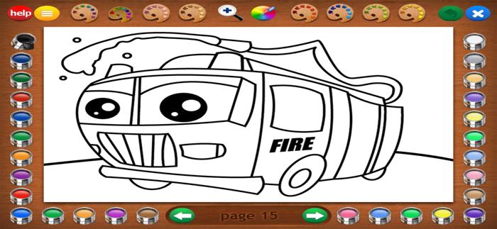Trucks Coloring Book