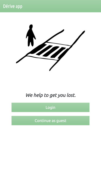 Dérive app Screenshot