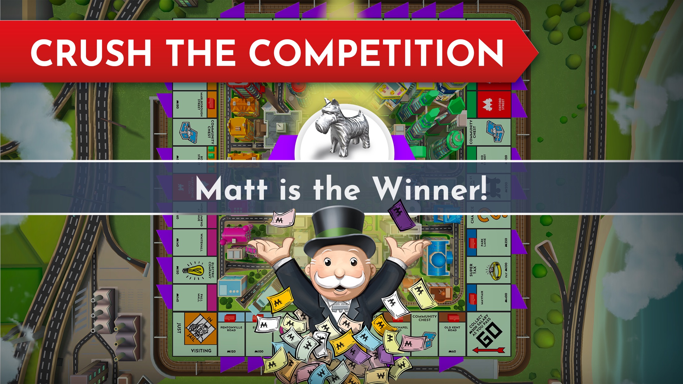 Screenshot do app MONOPOLY: The Board Game