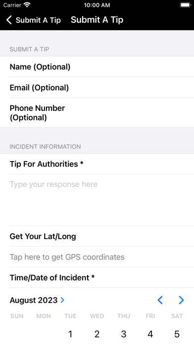 Cleveland County NC Sheriff Screenshot