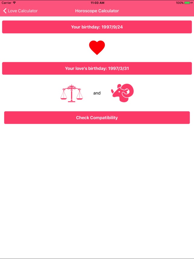 Love Calculator – Love Test na App Store