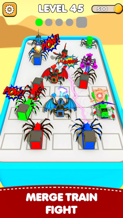 Merge Spider Train Horror Gameのおすすめ画像2