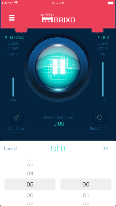 Brixo Control App Screenshot