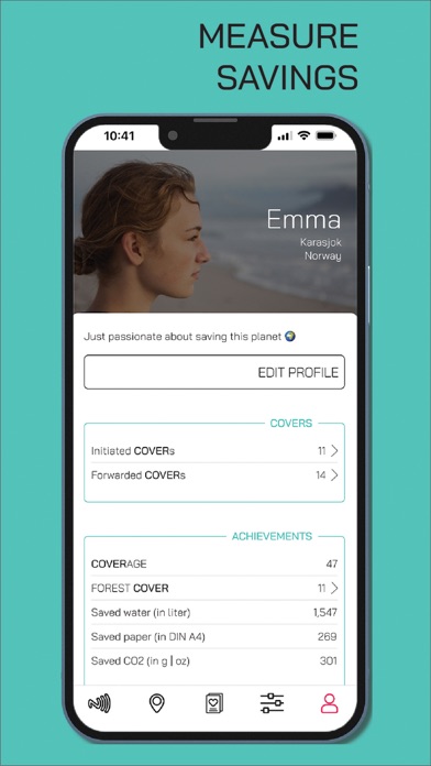 COVER App Screenshot