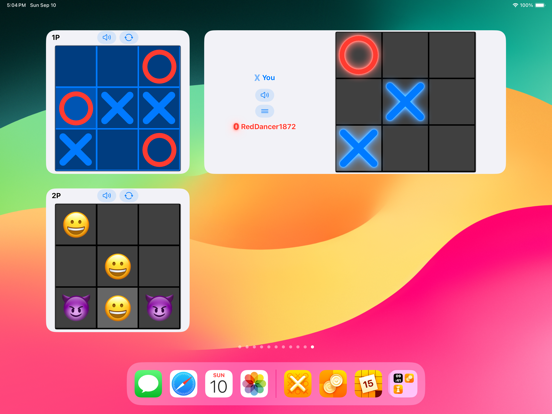 Tic Tac Toe Classic Widget iPad app afbeelding 1