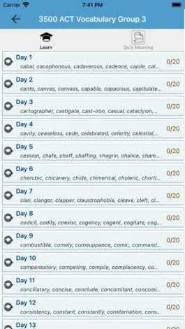 Game screenshot 4500 ACT Vocabulary apk