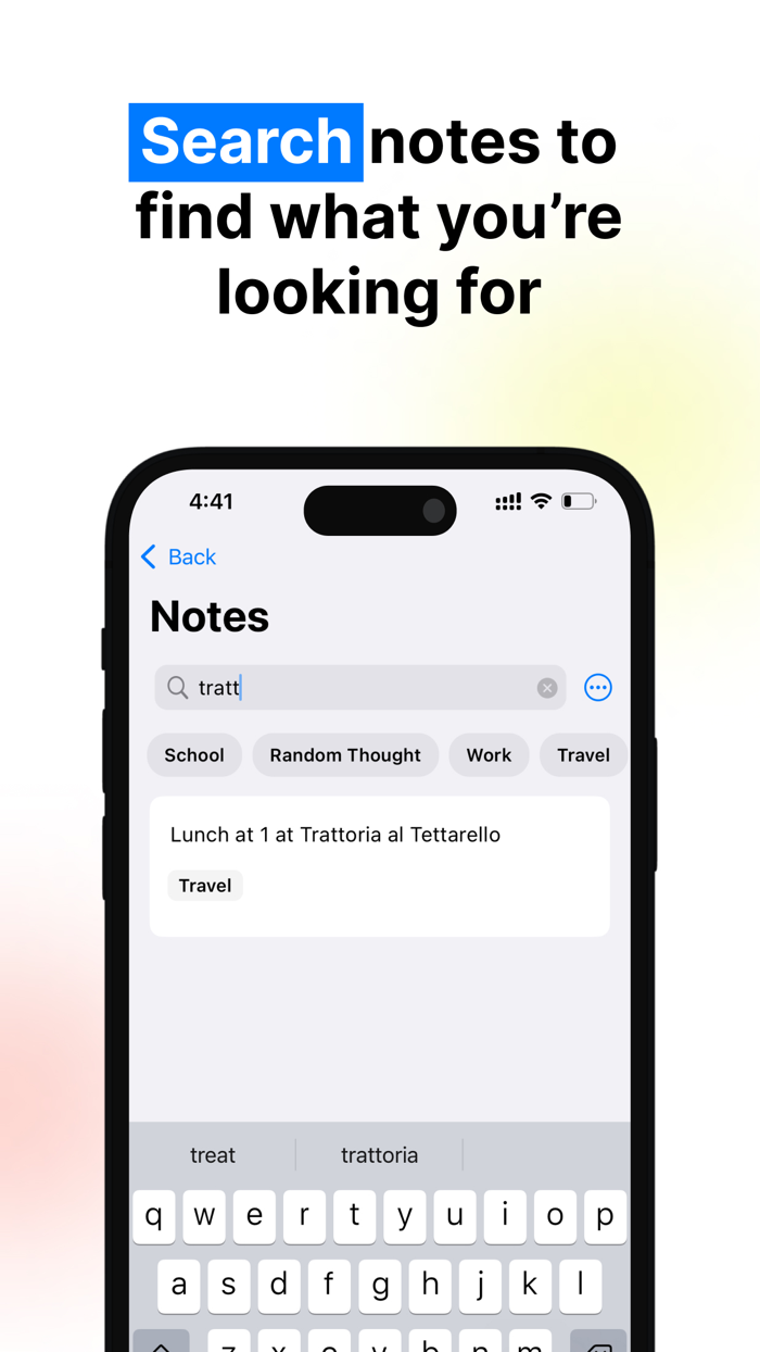 Jot Simple Notes with Tags