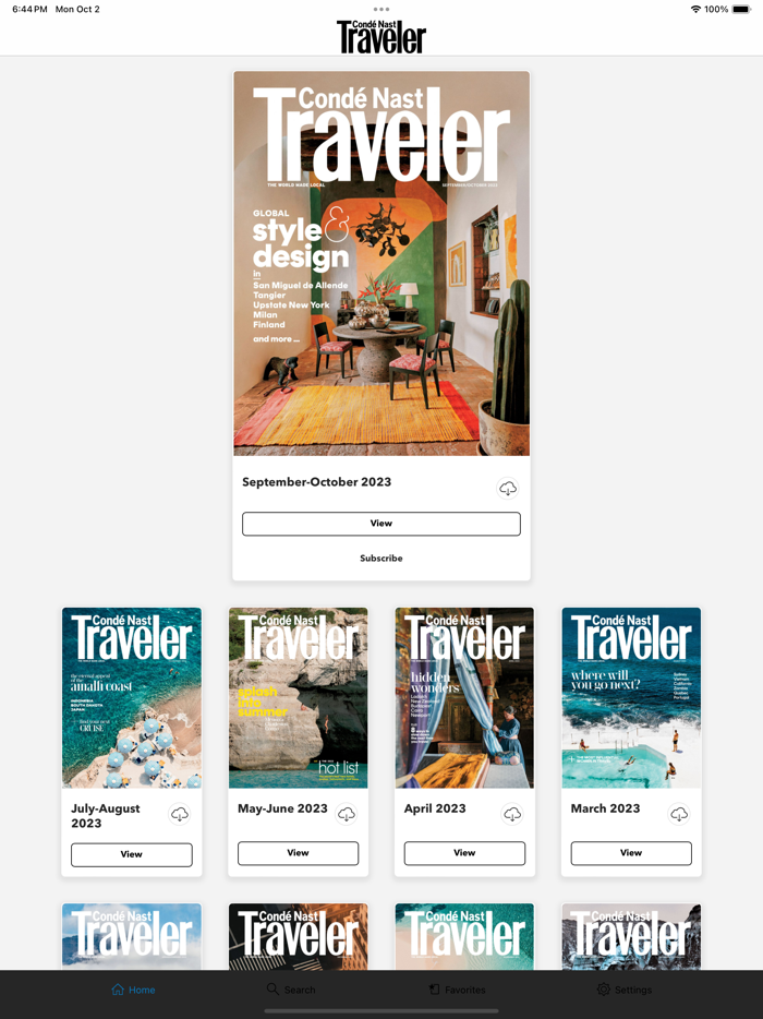 Condé Nast Traveller Magazine