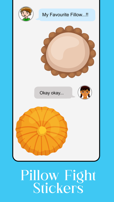 Pillow Fight Stickers Screenshot