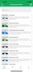 Quartix Vehicle Tracking screenshot #1 for iPhone