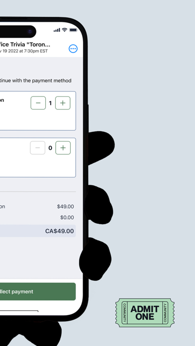 AdmitONE: Manager Screenshot