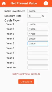 business financial calculators iphone screenshot 4