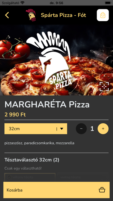 Spárta Pizza Screenshot